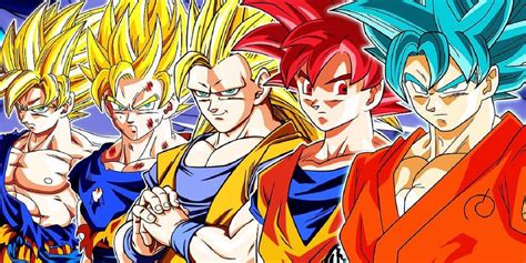 imagenes de los super sayayin|super saiyan transformaciones.